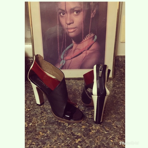 Color block sandal heel - Picture 1 of 1